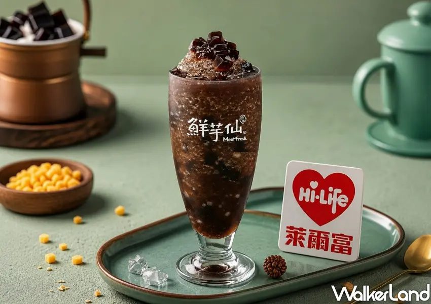 ▲萊爾富攜手人氣甜點名店鮮芋仙推出聯名仙草蜜冰沙,將招牌黑金仙草融入細緻冰沙中並塞滿Q彈仙草凍,即日起至7月21日單杯特價59元且2杯只要99元。