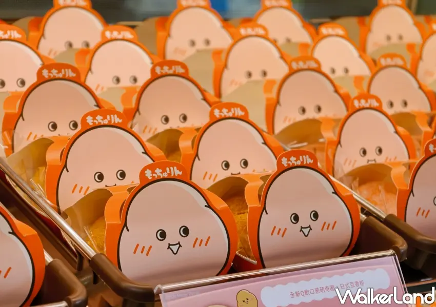 ▲萌奇圈採用超可愛的粉色專屬Q萌吉祥物包裝,吸引眾多甜點控搶購。(攝影:鄭雅之)