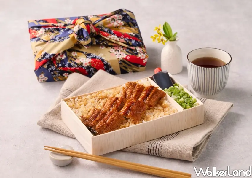 ▲土用丑日限定外帶鰻丼配日式風呂敷包裝,享買一送一優惠。