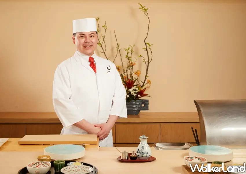 ▲東京米其林二星名廚元吉和仁每月親自來台監修「元一天婦羅」頂級炸藝。