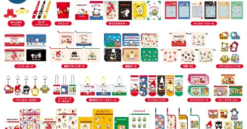 銅板價帶回家！三麗鷗平成復古風全新聯名，Hello Kitty與帕恰狗雜貨只要390日圓。