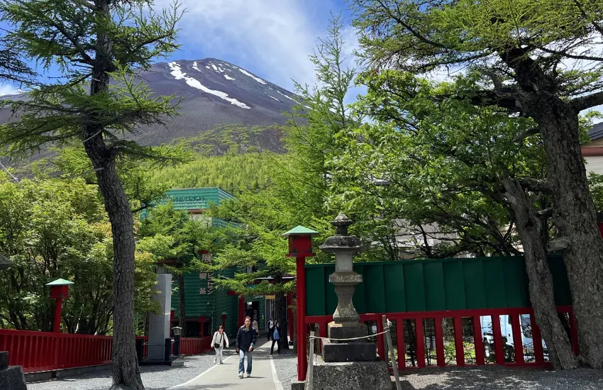 ▲富士山變成腳下的火山岩、眼前的高山植物、耳邊的山風及不斷變化的雲海。