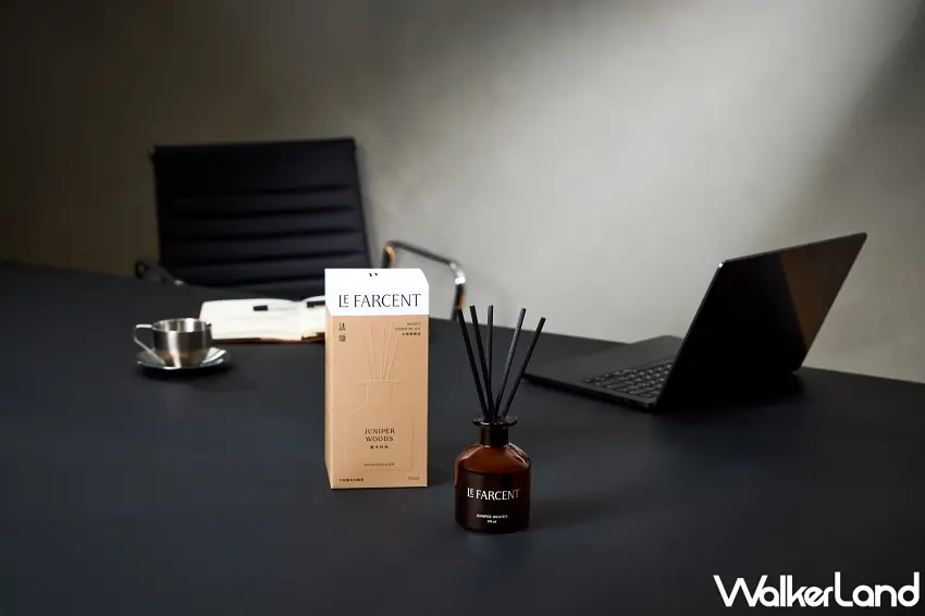 ▲邀請專業團隊瑜悅設計操刀包裝,FARCENT法頌木質調精油化身提升空間顏值的風格選品。圖/FARCENT法頌提供;窩客島編輯李維唐整理