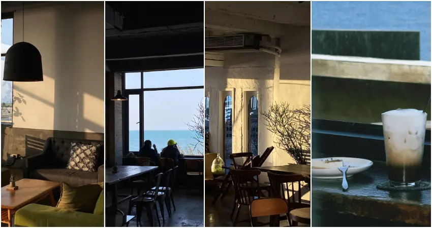 ▲大片落地窗將蔚藍海景盡收眼底,伴隨海風與浪濤聲,營造出療癒而靜謐的氛圍。