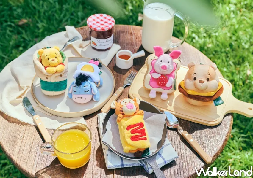 ▲麥味登X維尼早餐玩偶盲盒全系列5款造型,將人氣角色融入經典早餐元素。