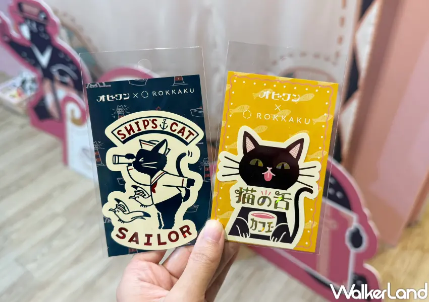 ▲文具控必逛台北快閃店!現場也著一系列ROKKAKU X ob1toy貼紙組、文具商品。(攝影:鄭亦庭)