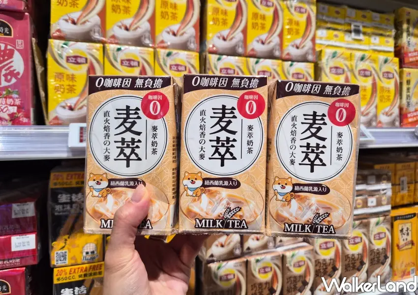 ▲御茶園全新推出無咖啡因麥萃奶茶利樂包,主打0咖啡因無奶精。(圖片來源:全聯)