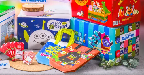 全家中元普渡開箱！迪士尼福箱抽3000元股票金，貓咪迷你店舖箱超萌。