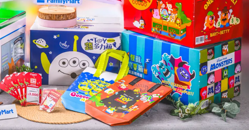 全家中元普渡開箱！迪士尼福箱抽3000元股票金，貓咪迷你店舖箱超萌。