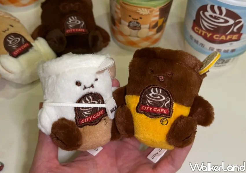 ▲CITY CAFE擬人化娃娃包含西西里風檸檬氣泡咖啡與厚乳拿鐵，造型超萌又獨具特色。(攝影：鄭雅之)