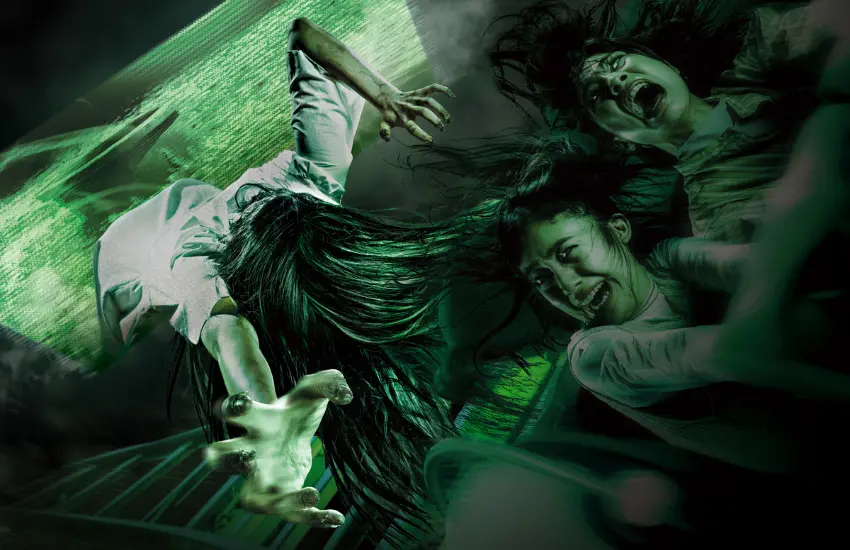 ▲2023 年登場的「貞子詛咒 ～Dark Horror Ride～」將復活開放至 2027/1/4。