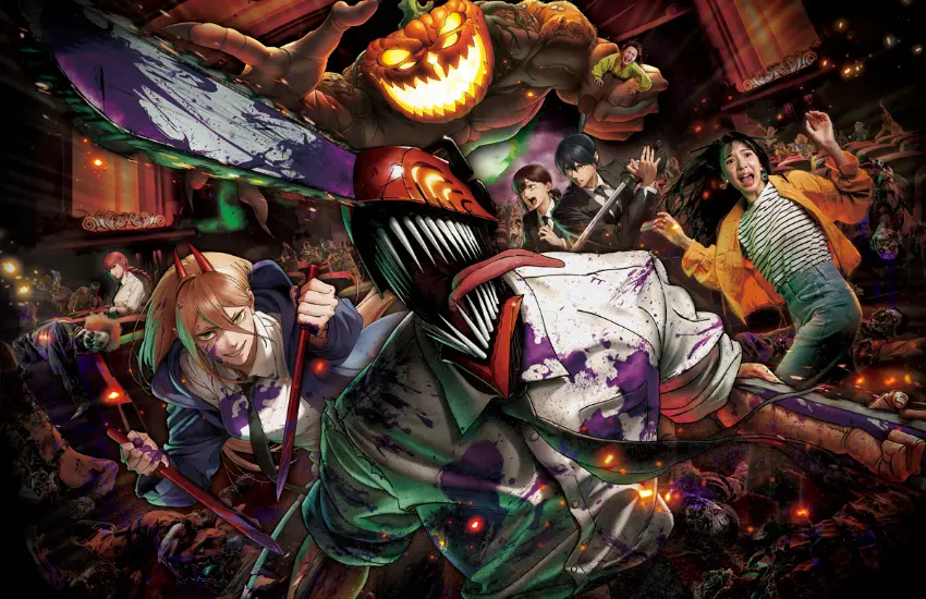 ▲鏈鋸人 The Chaos 4-D帶你飛進鏈鋸人的世界。