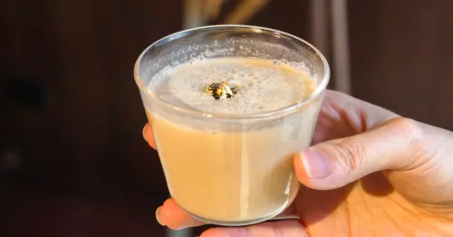 奶茶控喝這杯渡劫！田馥甄愛店「小仙島」快閃中山站，渡奶茶鬼月去霉運。