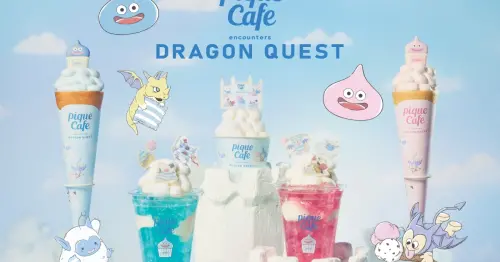 史萊姆變成可麗餅！gelato pique cafe攜手《勇者鬥惡龍》天空城限定甜點日本登場，周邊貼紙快閃必搶。