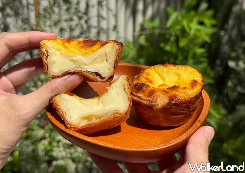▲BAKERHOOD開幕期間推出滿額加價購優惠,單筆消費滿額即可享丹麥布丁燒買一送一。(攝影:鄭雅之)