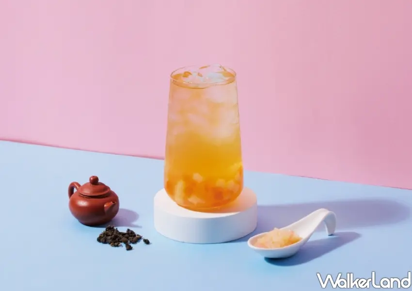 ▲Mr.WISH希望好茶推出限定果茶桃喜枝香烏龍第2杯半價優惠,帶給飲料控最消暑的果香茶飲體驗。