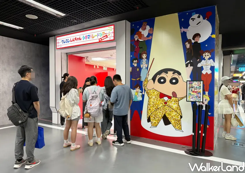 ▲全台首間蠟筆小新專賣店!Crayon Shinchan Cinema Parade首間台灣旗艦店在西門地下市開幕。(攝影:鄭亦庭)