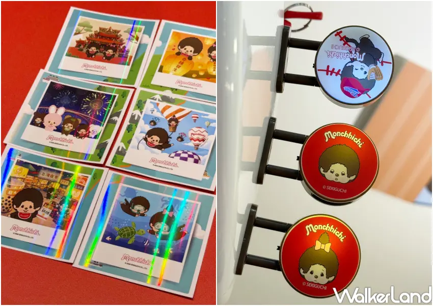 ▲Monchhichi中山快閃店3大贈禮活動!消費禮、滿額禮、打卡禮送你Monchhichi貼紙、燈箱與涼扇。(攝影:鄭亦庭)