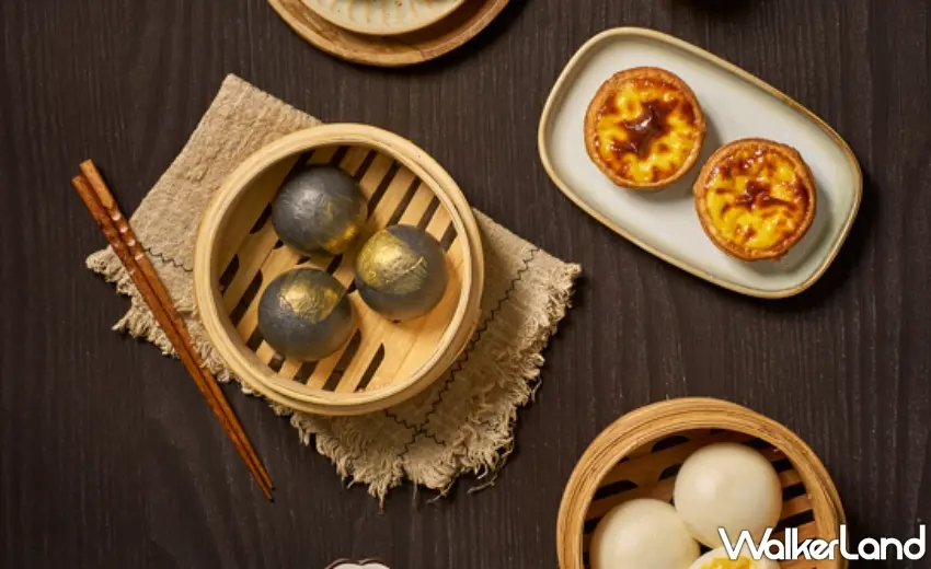 ▲養心茶樓精緻港點與甜品選擇豐富,從經典流沙包到創意點心,每道皆展現主廚的手工匠心。 圖/養心茶樓提供;窩客島編輯李維唐整理