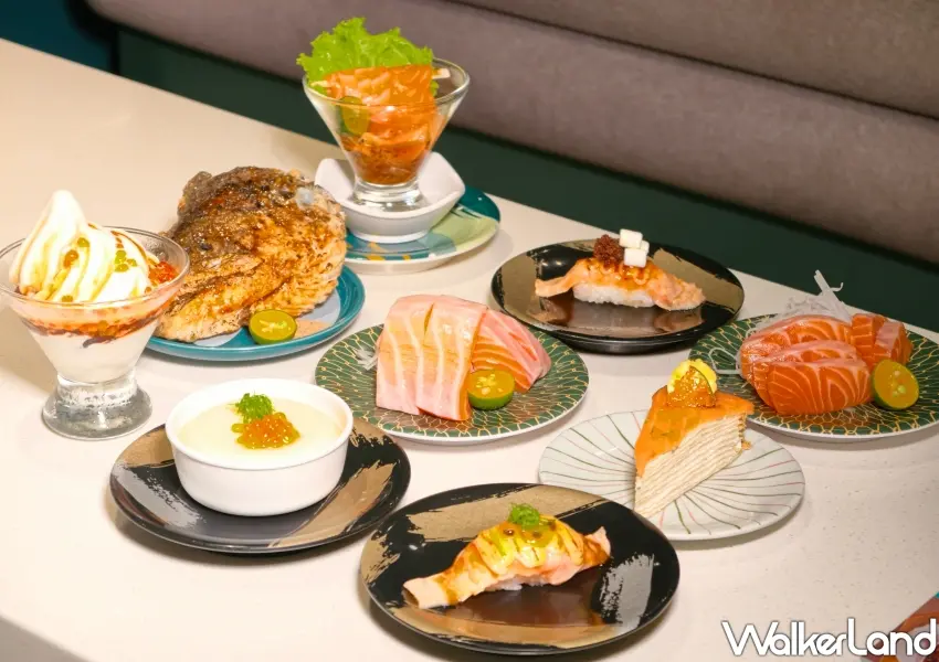 ▲爭鮮鮭魚季重磅登場,推出9款從頭吃到尾的限定新品與獵奇甜點。(攝影:鄭雅之)