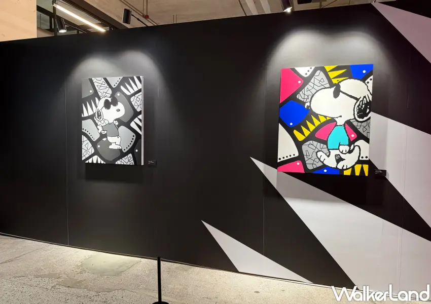▲松菸史努比展必拍!日本藝術家崔雅喜作品《影之律動》、《普普遊行》於台北松菸首度亮相。(攝影:鄭亦庭)