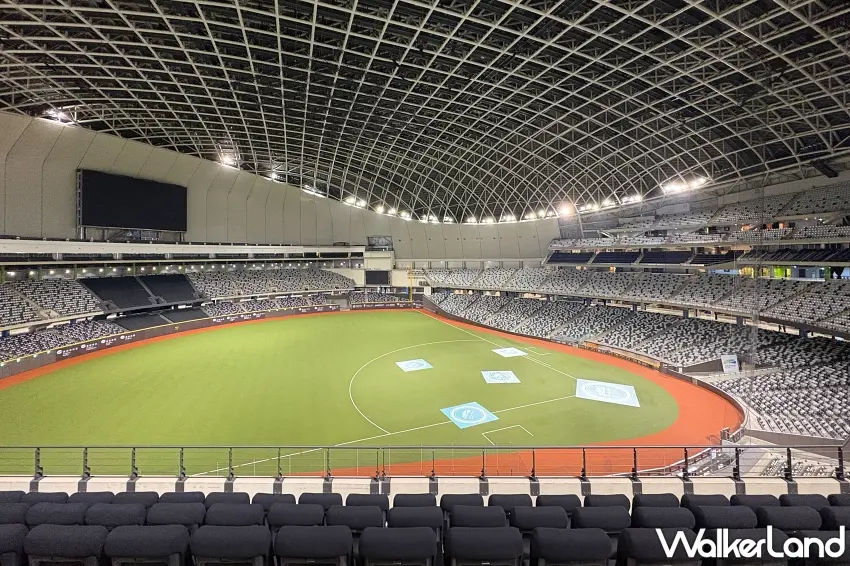 ▲台北大巨蛋場地視野開闊,中信兄弟鬼滅之刃主題日將於此熱血登場。圖/易遊網提供;窩客島編輯李維唐整理