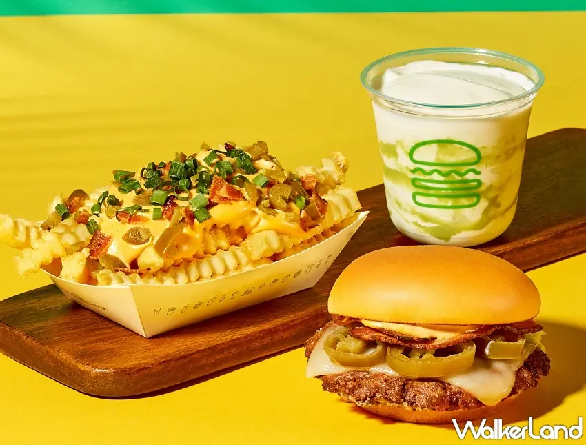 ▲Shake Shack 夏季限定菜單登場,包含墨西哥辣椒切達牛肉堡,墨西哥辣椒切達薯條與清涼解辣的酪梨奶昔。 圖/Shake Shack提供;窩客島編輯李維唐整理