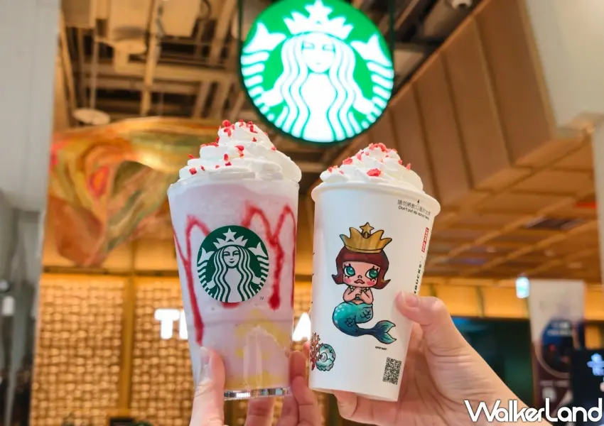 ▲星巴克星冰樂、星沁爽買一送一連喝兩天。(攝影:鄭雅之)