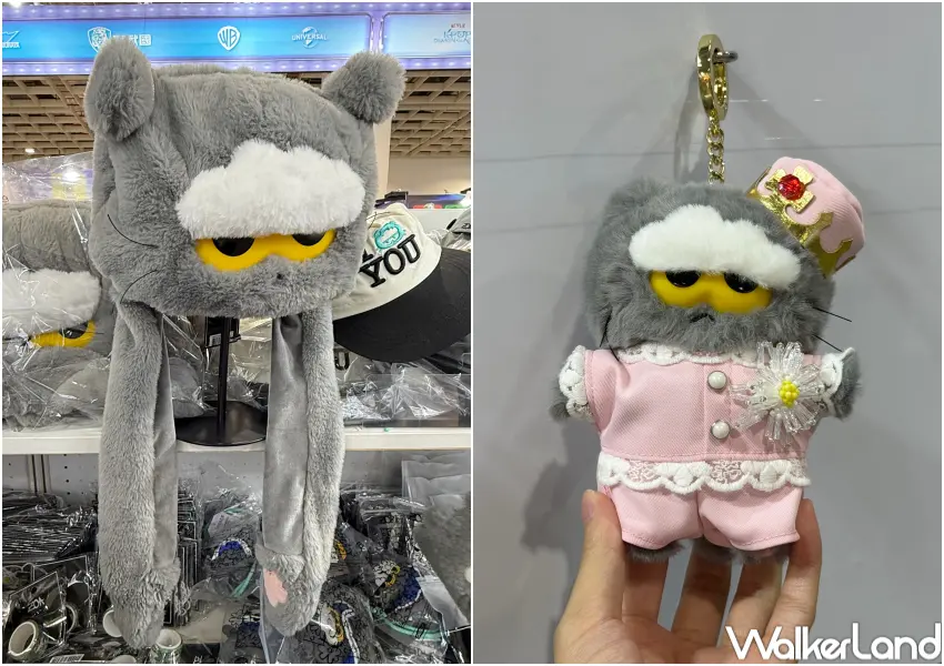 ▲2026文博會必買周邊推薦!LINE Friends展區打造巨型GD貓貓ZOA打卡點,並開賣耳朵會動的ZOA貓貓圍巾帽等週邊。(攝影:鄭亦庭)