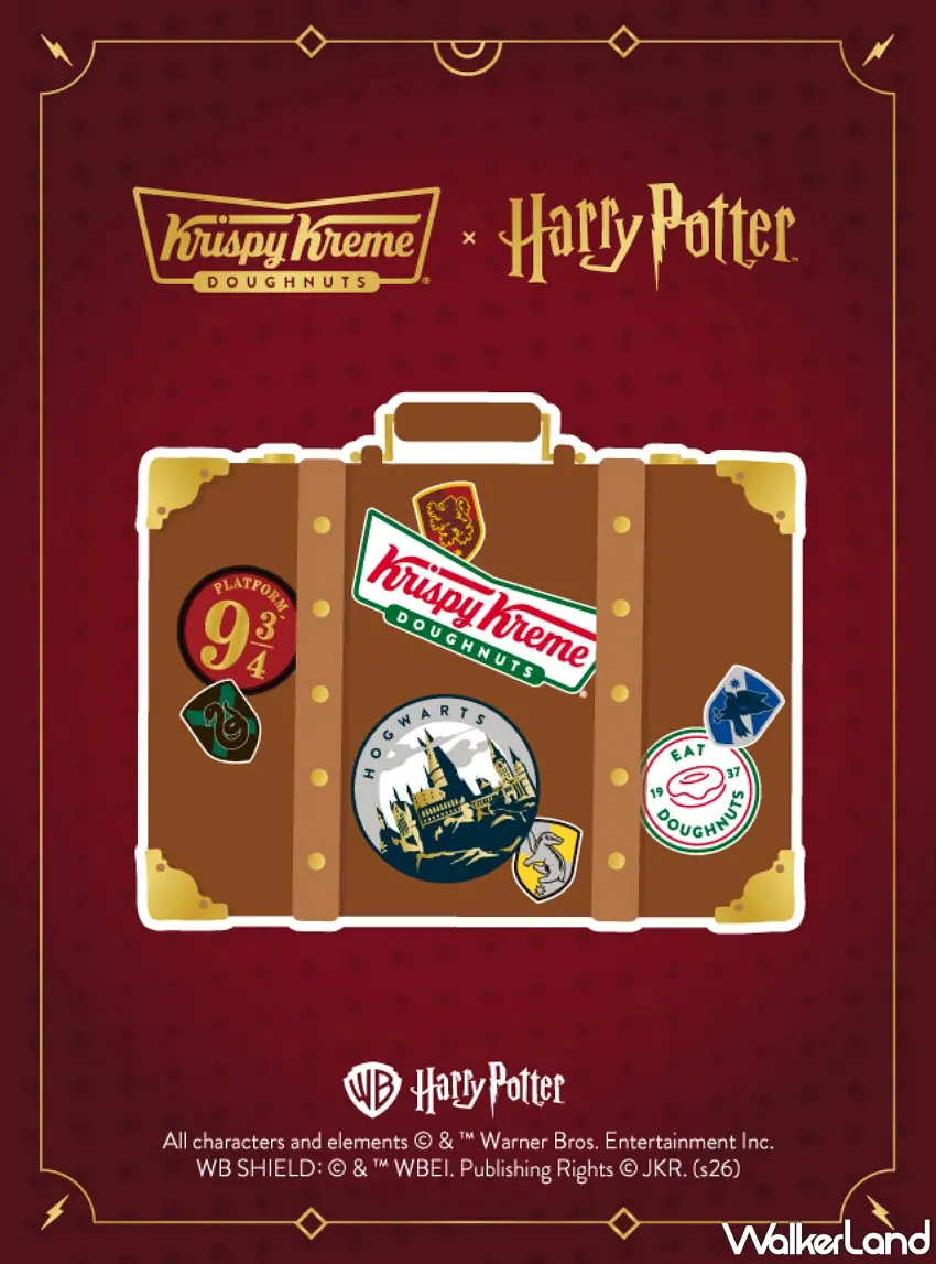 ▲Mahou Dokoro 發票連動活動說明: 憑官方周邊門市發票至 Krispy Kreme 消費,即可獲得免費原味糖霜甜甜圈優惠活動說明。 圖/Krispy Kreme Japan提供;窩客島編輯李維唐整理