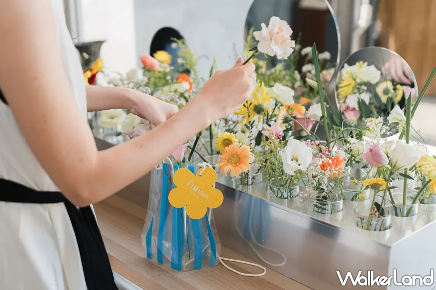 ▲vacanza引進法式自由選花文化與Flower To Go的生活概念,期望改變台灣消費者的購花習慣。 圖/vacanza提供;窩客島編輯李維唐整理