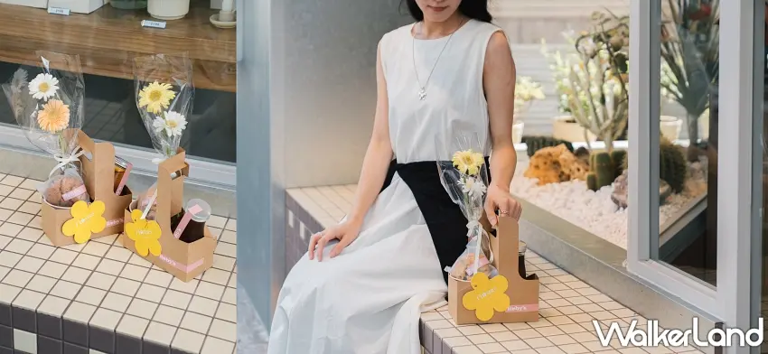 ▲攜手 Ruby’s 推出限定「野餐花籃」,以花藝結合甜點與城市野餐情境。 圖/vacanza提供;窩客島編輯李維唐整理