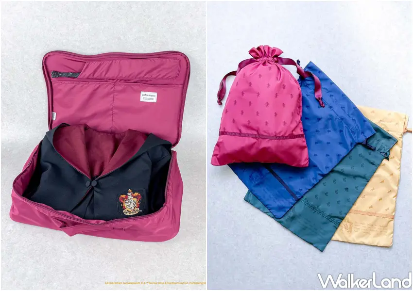 ▲哈利波特專賣店台中店旅行系列周邊！哈利波特×Flapper 護照套、服飾收納包等。