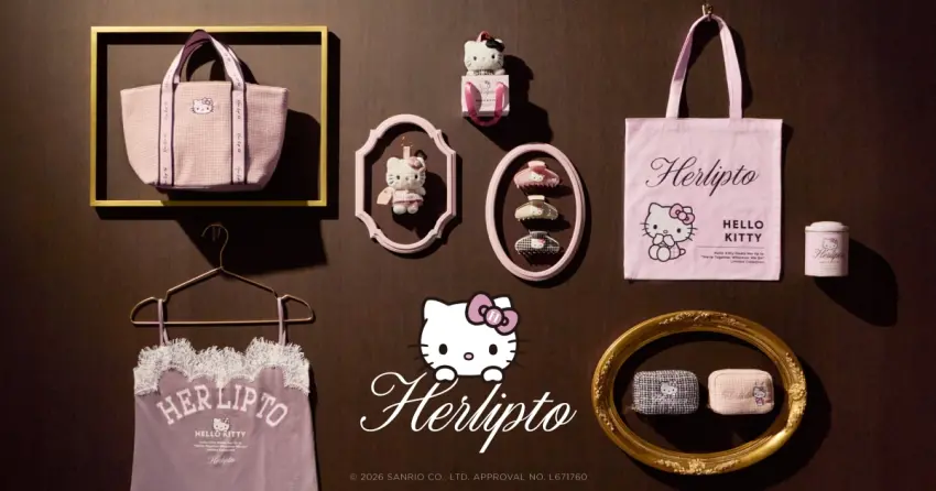Hello Kitty迷搶爆！Her lip to首度聯名推出粉紅鼻子Kitty，代官山快閃與搶購攻略。