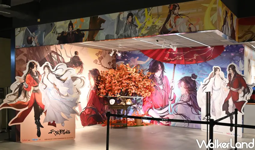 ▲天官賜福信義區快閃店!天官賜福主題快閃店即日起於台北信義區DREAM PLAZA B2連通道登場。