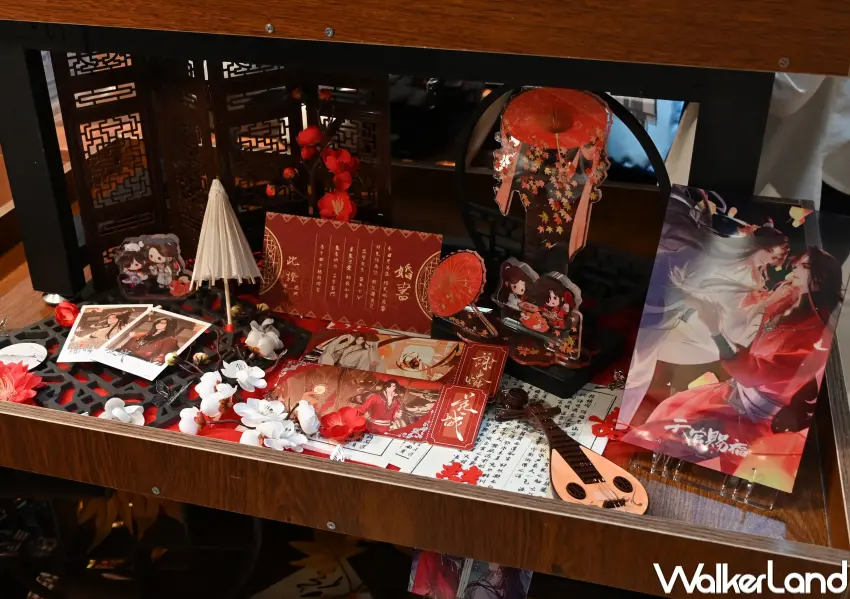 ▲信義區天官賜福快閃店集結四靈韻章、與君共千秋等三大系列台灣首發周邊,粉絲們快衝信義區。