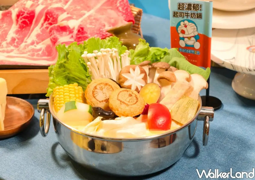 ▲聚日式鍋物招牌超濃郁起司牛奶湯,雙重起司堆疊濃郁乳香,起司控絕對不能錯過。(攝影:鄭雅之)