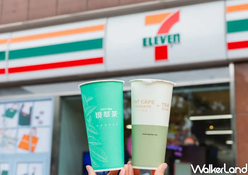 ▲7-11雙茶品牌CITY TEA現萃茶與!+? CAFE RESERVE+TEA不可思議茶BAR,發揮全時段經營優勢,搶攻24小時手搖飲商機。