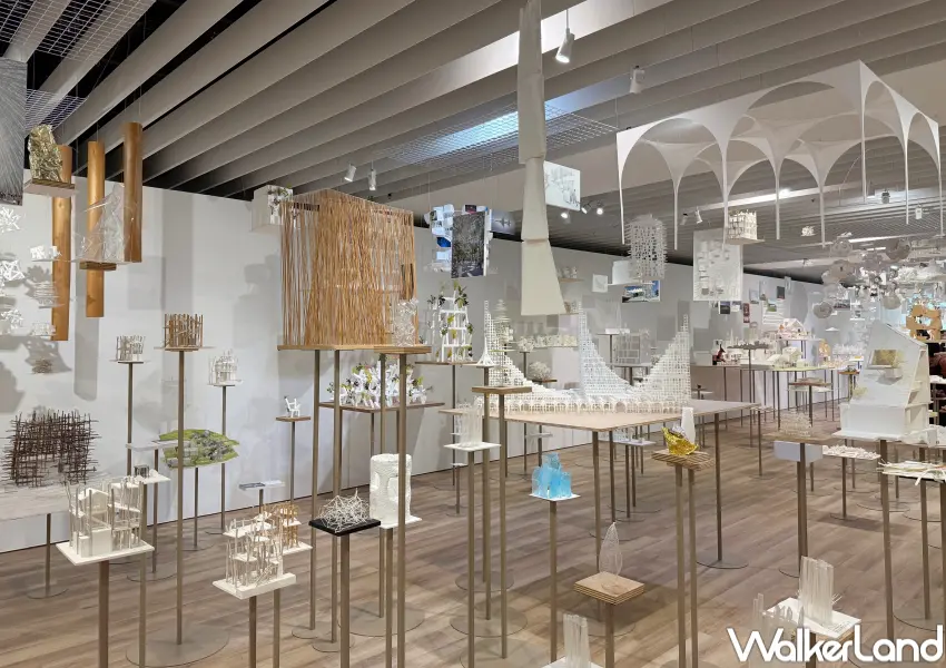 ▲日本關西萬博環形大屋頂來台!《藤本壯介建築展》海外巡迴首站在台北忠泰美術館登場。(攝影:鄭亦庭)