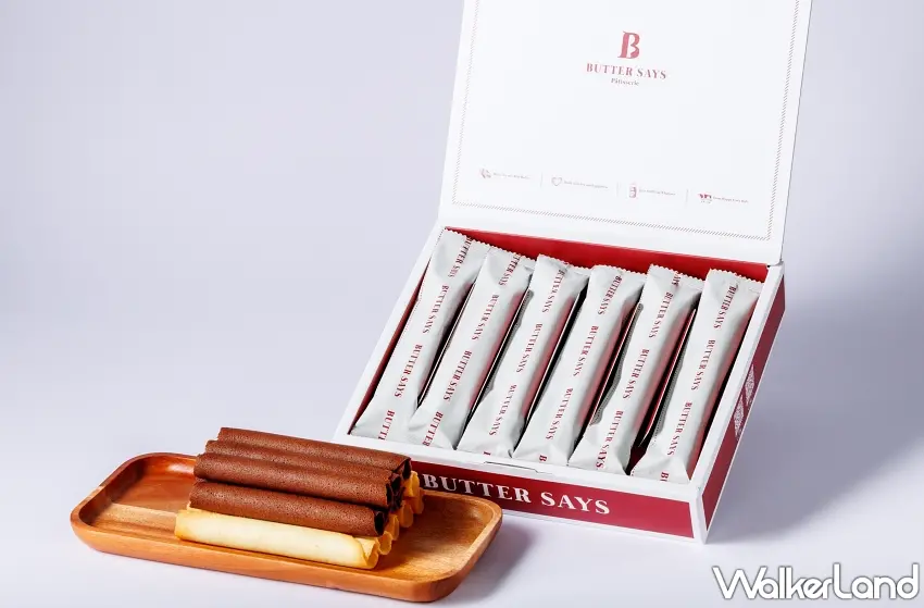 ▲綜合雪茄捲禮盒同時收錄海鹽芝士與可可兩種人氣口味,極致酥脆的層次令人一吃就愛上。 圖/ButterSays提供;窩客島編輯李維唐整理