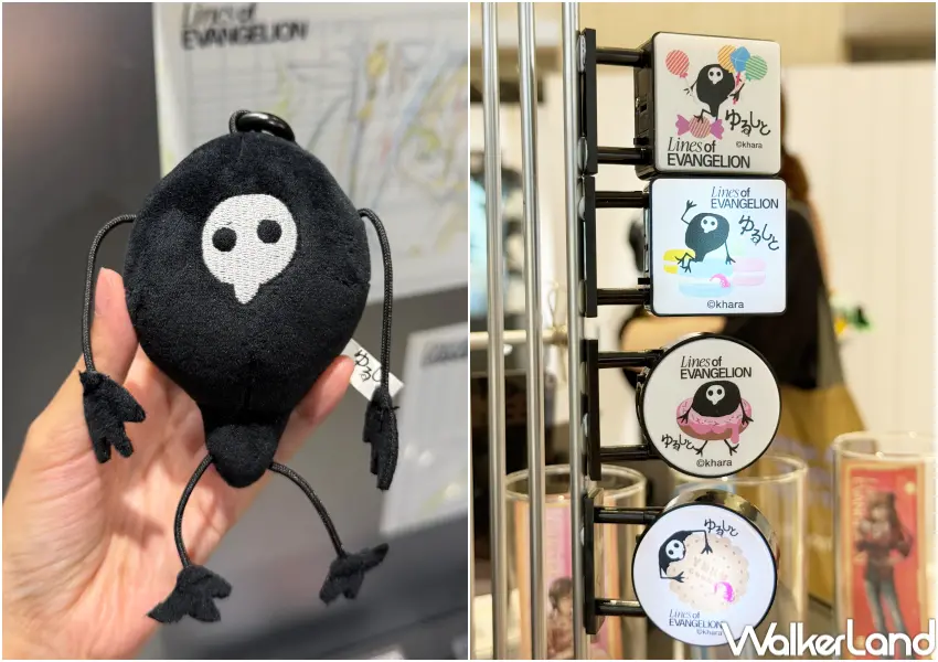 ▲新世紀福音戰士展覽限定周邊推薦!使徒吊飾玩偶、造型抱枕毛毯與Q版使徒燈箱磁鐵都要收。(攝影:鄭亦庭)