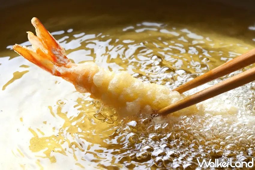▲天婦羅透過高溫熱油對海鮮與蔬菜等食材進行蒸與烤，達到旨味凝縮的日本料理藝術。圖／金子半之助提供；窩客島編輯李維唐整理