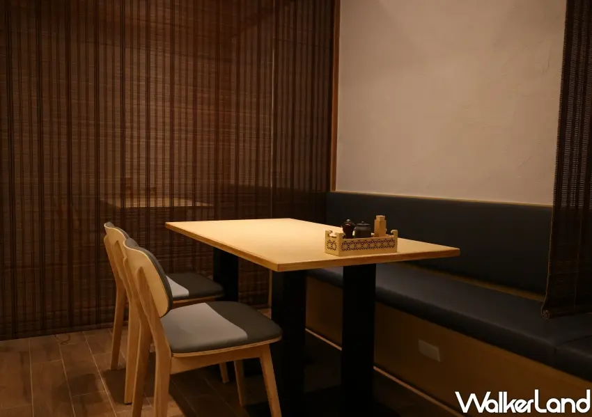 ▲店內貼心備有3間4人隱密包廂,非常適合信義區商務聚餐或精緻約會。(攝影:鄭雅之)