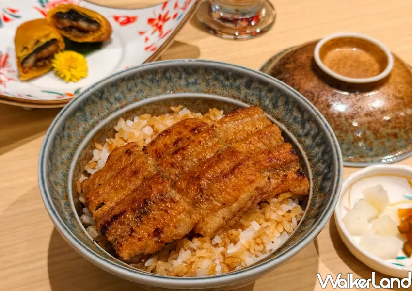 ▲加入會員即可享有經典鰻丼套餐半價優惠,現場還能直接兌換享用。(攝影:鄭雅之)