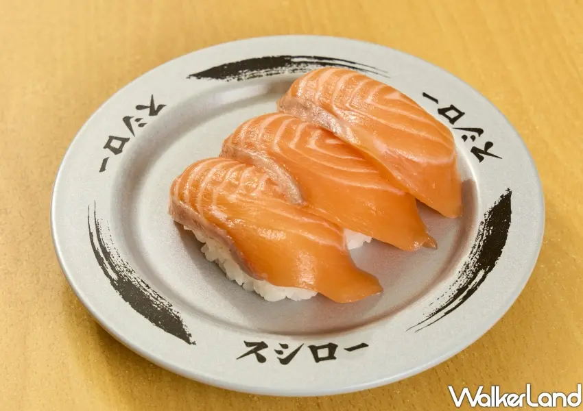 ▲壽司郎試營運限定生鮭魚2加1貫,首週特價60元限時限量開吃。