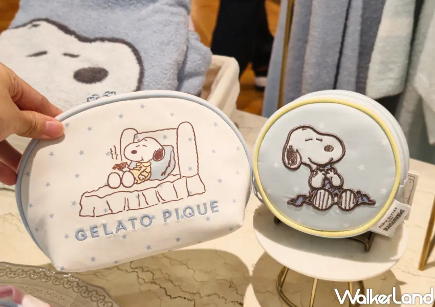▲史努比粉必衝！SOGO大巨蛋商場棟3樓牌「gelato pique」帶來史努比夏季居家系列。(攝影：鄭亦庭)