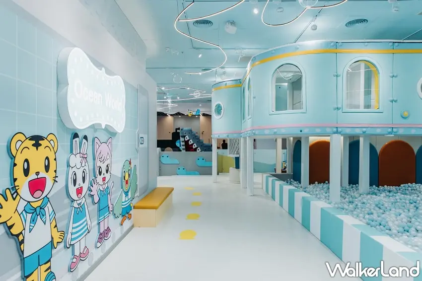 ▲全台首家巧虎夢想樂園以海洋探索為主題，擁有寬敞明亮且安全的室內遊樂空間與球池區，將六大教育目標融合於遊戲設施中，讓孩子在遊戲與互動中快樂學習成長。圖／巧虎夢想樂園提供；窩客島編輯李維唐整理