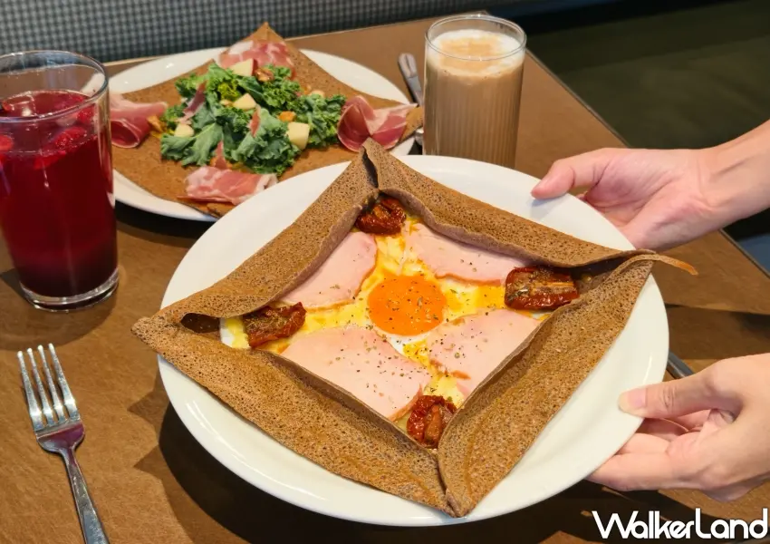 ▲大巨蛋遠東Garden City輕食推薦吃gelato pique cafe,豐富配料與金黃蛋黃交織出層次豐富的絕妙滋味。(攝影:鄭雅之)
