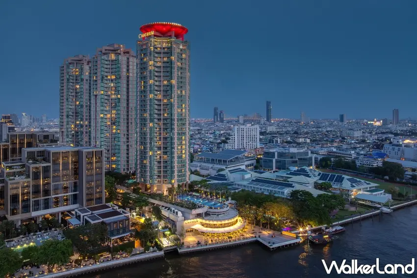▲Chatrium曼谷河畔酒店總統套房主臥室空間大氣奢華,私人陽台可將漫天霞光與河畔夜景盡收眼底。 圖/Chatrium曼谷河畔酒店提供;窩客島編輯李維唐整理