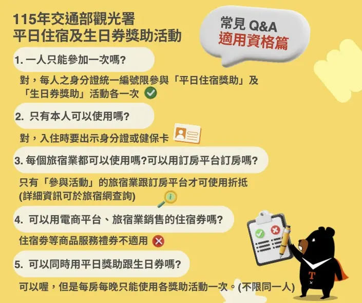 ▲預訂住宿須經由官網、電話或國內旅行社,國際訂房平台並不適用。
